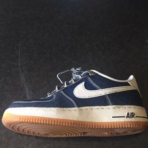 Navy Blue Air Force Ones